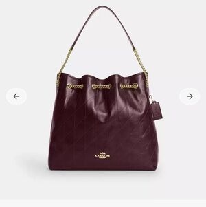 NWOT Coach Evelyn Large Shoulder Bag